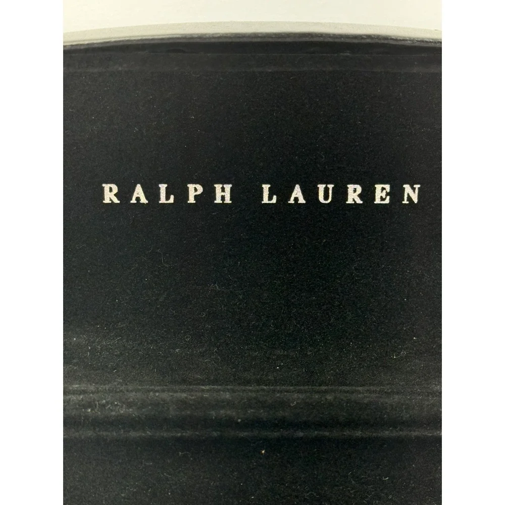 Ralph Lauren Black Hard Clam Shell Case For Sunglasses Eyeglasses Glasses